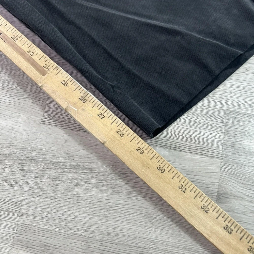 Tommy Bahama Pants Mens 38x30 Black Silk Cotton Chino Relaxed Fit Casual
